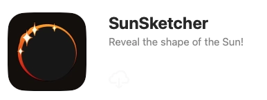 A preview of the SunSketcher app on the App Store.