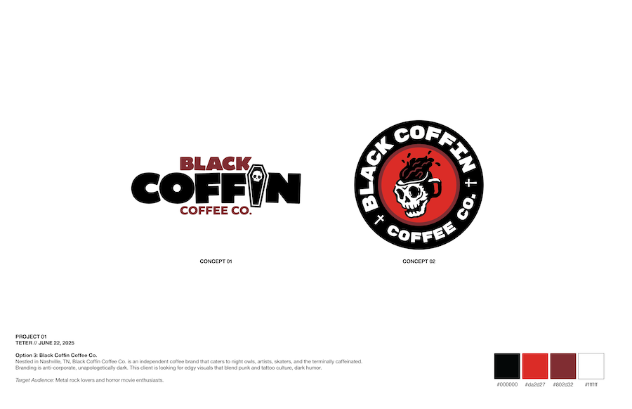 Two versions of a logo